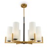 Lustre moderne en laiton 6 lumières de plafond Fortano Maytoni Promotion