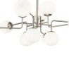 Lampe pendante 12 sphères verre mat design moderne Erich Maytoni Réductions