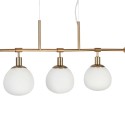 Suspension moderne boules en verre blanc Erich Maytoni Dimensions