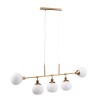 Suspension moderne boules en verre blanc Erich Maytoni Remises