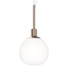Lampe suspendue sphère verre blanc plafond cuisine salon Erich Maytoni Offre