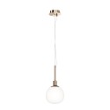 Lampe suspendue sphère verre blanc plafond cuisine salon Erich Maytoni Vente