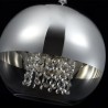 Suspension plafond sphère Ø 30cm verre chromé Fermi Maytoni Remises