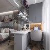 Suspension plafond sphère Ø 30cm verre chromé Fermi Maytoni Promotion