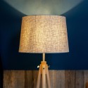 Calvin Maytoni Scandinavische houten driepoot vloerlamp Catalogus