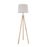 Vloerlamp houten driepoot Scandinavische stijl Calvin Maytoni Aanbod