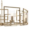 Suspension dorée plafond salon 8 lumières Bowi Maytoni Remises