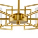 Bowi Maytoni moderne gouden 6-lichts woonkamer hangluchter Aanbod