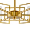 Suspension moderne dorée 6 lumières pour salon Bowi Maytoni Offre