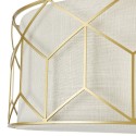 Plafondlamp rond design gouden stoffen kap Messina Maytoni Kortingen