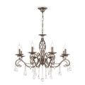 Grace Maytoni Klassieke Plafond Kroonluchter met 8 Lichten en Hangende Kristallen Aanbieding