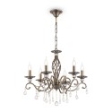 Klassieke kristallen kandelaar plafondlamp 6 lampen Grace Maytoni Aanbieding