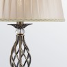 Lampadaire sur pied classique en tissu Grace Maytoni pour salon Remises