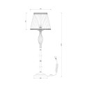 Lampadaire sur pied classique en tissu Grace Maytoni pour salon Catalogue
