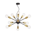 Suspension au plafond noire 12 douilles Jackson Maytoni Promotion
