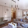 Suspension style industriel pour bar ou îlot de cuisine Spider Maytoni Promotion