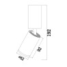 Spot lumineux plafond murale réglable Focus S Maytoni 