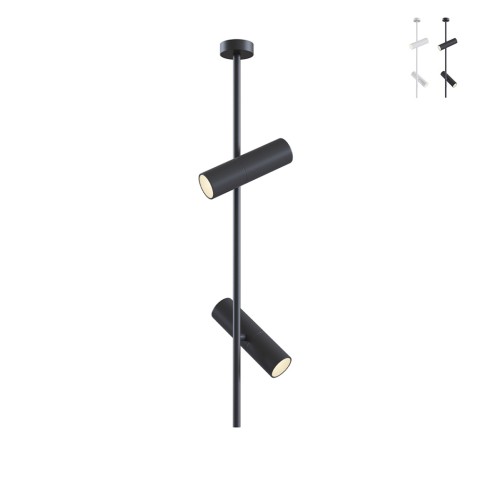 Plafonnier design 2 spots lumineux réglables Elti Maytoni Promotion