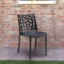 Chaise empilable moderne pour bar extérieur restaurant et jardin Matrix BICA Remises