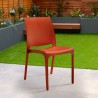 Stapelbare stoel voor uw tuinbar Volga BICA 