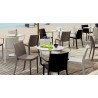 Set van 23 stapelbare Perla BICA buitenstoelen voor tuin, bar of restaurant 