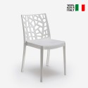 Set van 23 moderne en stapelbare stoelen Matrix BICA voor restaurant of bar Model