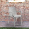 Set van 18 stapelbare polyrotan stoelen met armleuningen Indiana Bica Prijs