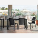 Lot de  19 chaises de bar de jardin empilables en ployrotin Virginia Bica Prix
