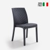 Lot de  19 chaises de bar de jardin empilables en ployrotin Virginia Bica Réductions