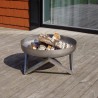 Brasier rond en acier pour barbecue de jardin extérieur Yanartas Réductions