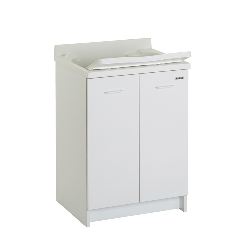 Wastafelmeubel met 2 deuren, wasbak en wasplank 60x50cm Edilla Montegrappa Aanbieding Wastafelmeubel met 2 deuren, wasbak en wasplank 60x50cm Edilla Montegrappa Aanbieding