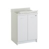 Meuble buanderie 2 portes avec bac et planche à laver 60x50 cm Edilla Montegrappa Promotion