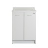 Wasmeubel 60x60cm met wasbak en deksel Edilla Montegrappa Korting