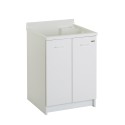 Wasmeubel 60x60cm met wasbak en deksel Edilla Montegrappa Aanbod