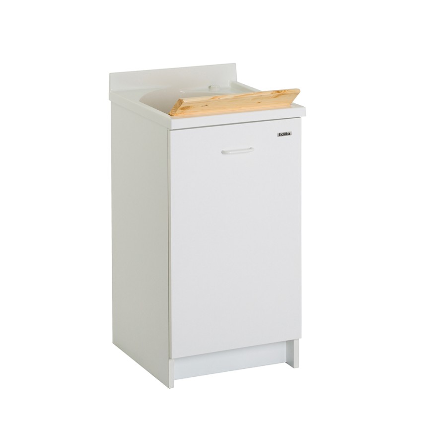 Wasmeubel met wasbak 45x50cm en houten plank Edilla Montegrappa Aanbieding Wasmeubel met wasbak 45x50cm en houten plank Edilla Montegrappa Aanbieding