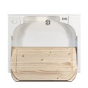 Meuble de buanderie avec bac en bois 2 portes 60x50cm Edilla Montegrappa Catalogue