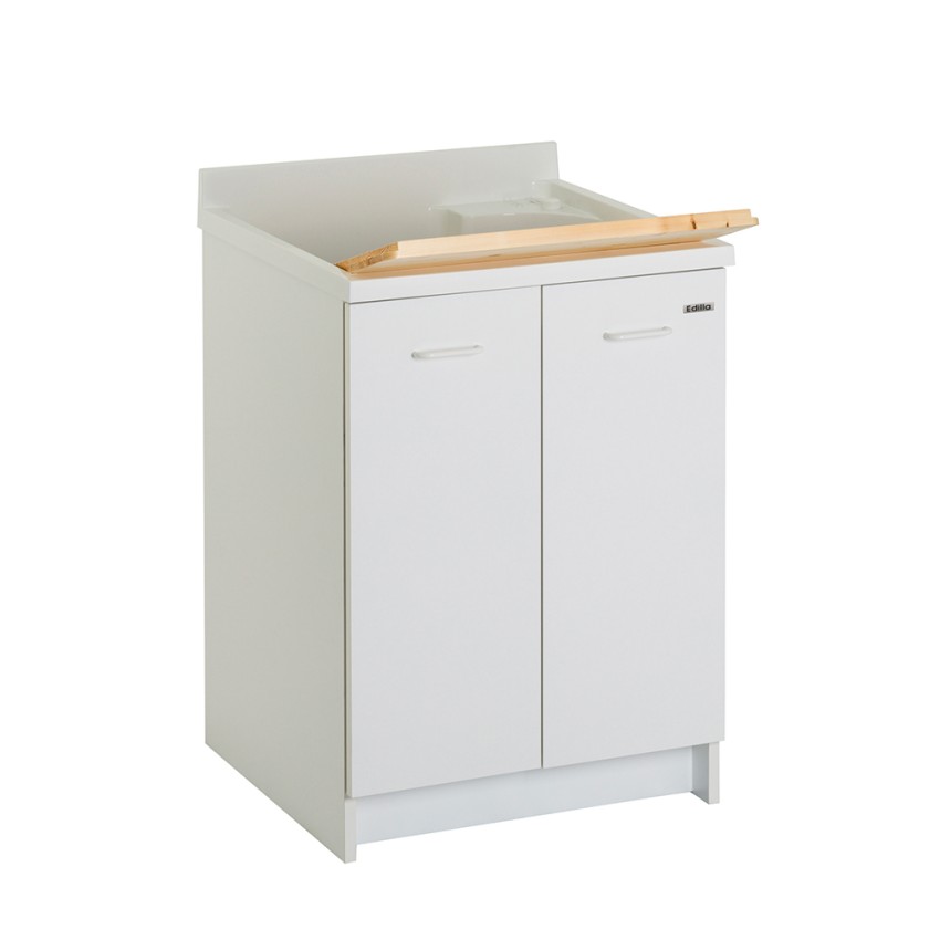 Wasmeubel met 2 deuren 60x60cm wastafel hout plank Edilla Montegrappa Aanbieding Wasmeubel met 2 deuren 60x60cm wastafel hout plank Edilla Montegrappa Aanbieding