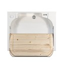 Meuble lave-mains planche à laver bois 2 portes 60x60cm Edilla Montegrappa Catalogue