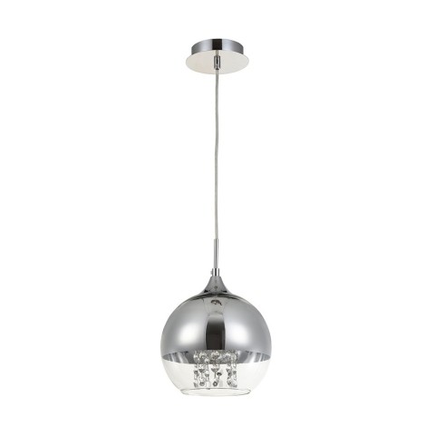 Maytoni Fermi Hanglamp Bolvormig Ø 20cm, Chroom Glas Aanbieding