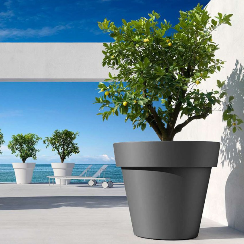 woestenij Optimistisch Corporation Cornaglia grote pot ø 80cm voor planten buiten bar tuin terras