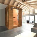Sauna domestique infrarouge finlandais 2 places Dual Healthy Spectra 3 Vente