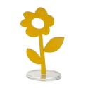 Objet déco fleur colorée style pop art pour étagère de salon Margherita Modèle