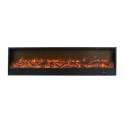 Vesuvio Cheminée électrique murale encastrée effet flamme 1500W 200cm Offre