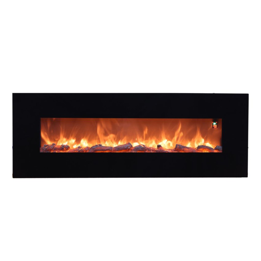Moderne elektrische wandhaard met realistisch vlameffect 1500W Aprica Aanbieding Moderne elektrische wandhaard met realistisch vlameffect 1500W Aprica Aanbieding
