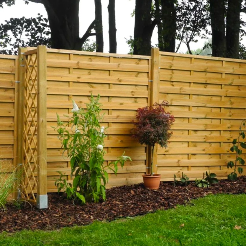Panneau brise-vue 90x180cm treillis pour plantes grimpantes bois Caterina Promotion Panneau brise-vue 90x180cm treillis pour plantes grimpantes bois Caterina Promotion