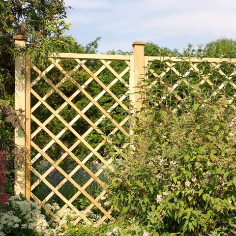 Houten klimrek voor tuinplanten 120x180 cm Aanbieding