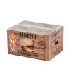 Bois de chauffage d'olivier en carton de 40kg pour cheminée poêle four Olivetto Réductions