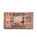 Bois de chauffage d'olivier en carton de 40kg pour cheminée poêle four Olivetto Catalogue