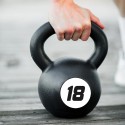 IJzeren kettlebell 18 kg bol met handvat voor cross training en fitness Kotaro Korting