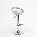 Tabouret de bar et cuisine réglable en hauteur pivotant avec repose-pieds Hollywood 